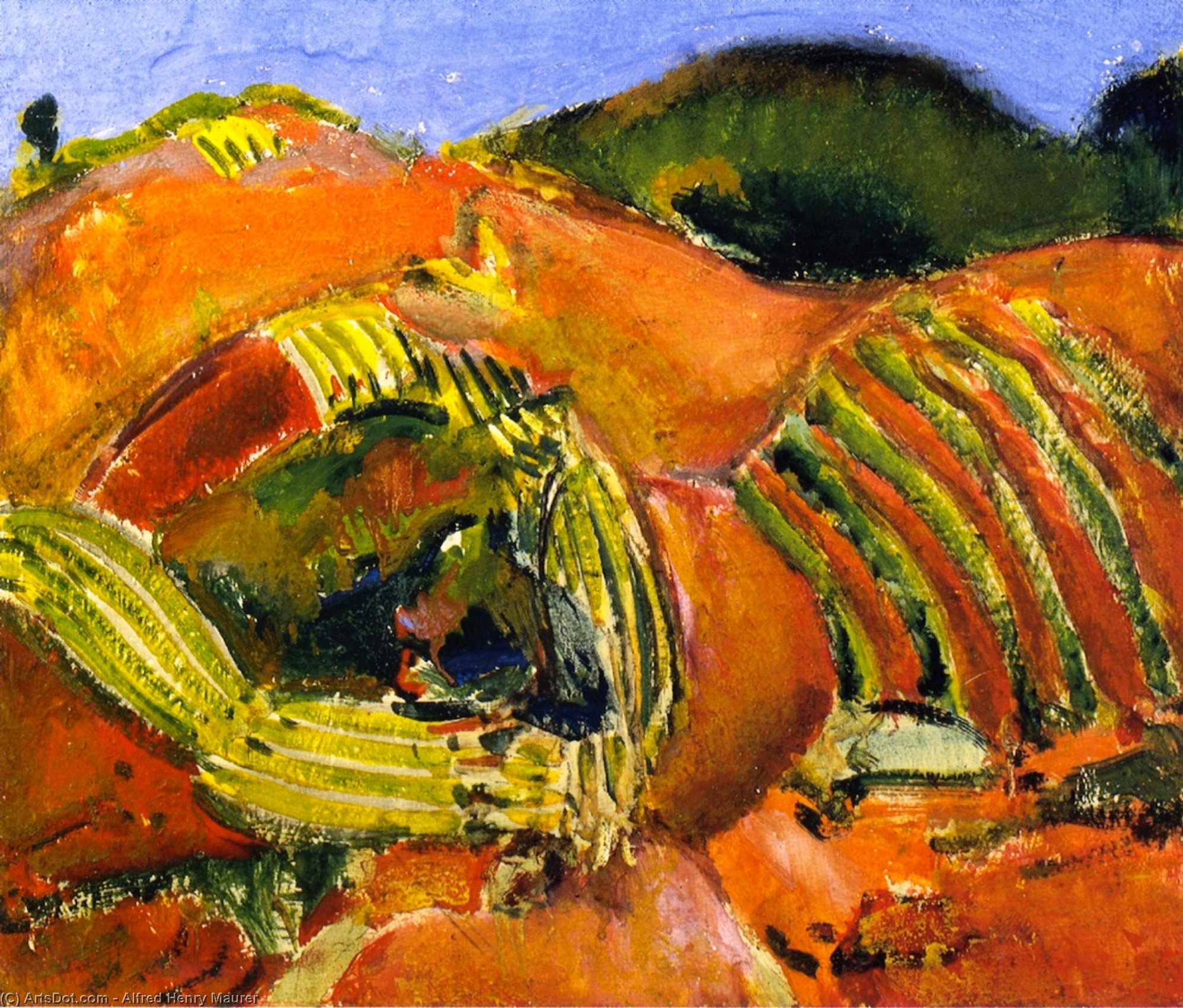 Landscape — Альфред Генри Мауэр