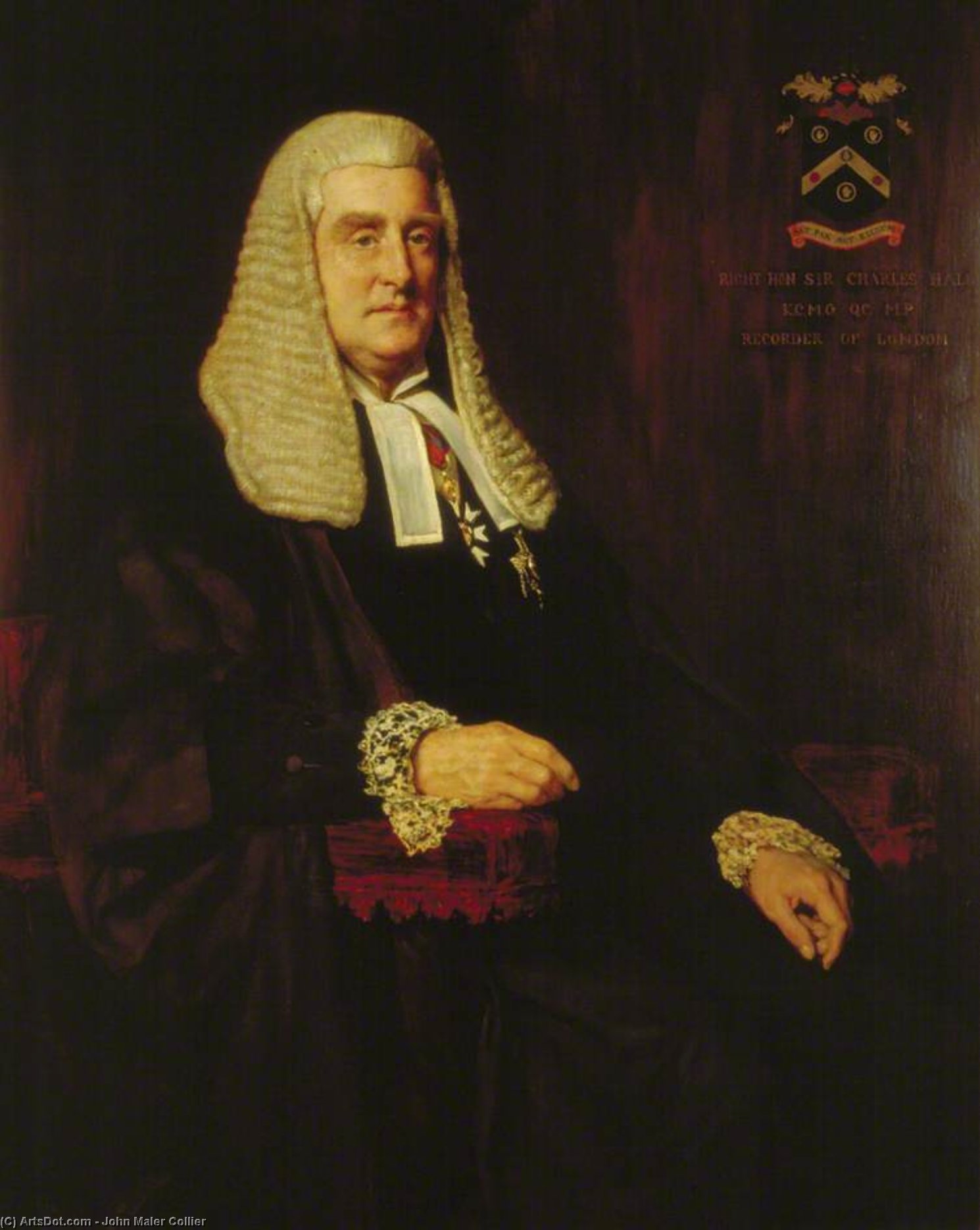 Sir Charles Hall, Recorder Of London — John Maler Collier