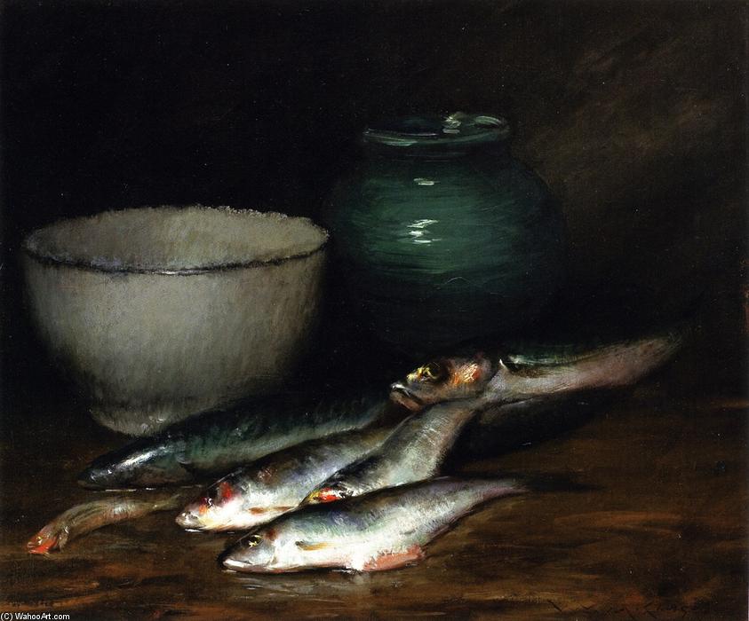 A Small Pile Of Fish — William Merritt Chase