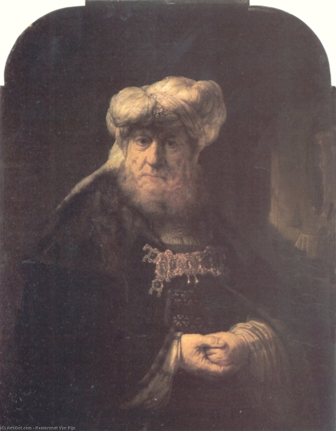 Man In Oriental Costume — Rembrandt Van Rijn