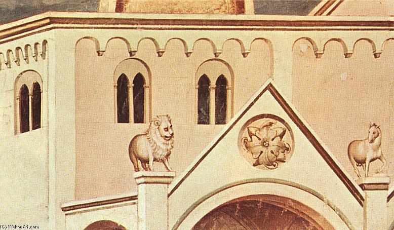 Escenas De La Vida De Cristo: 11. Expulsión De Los Cambiadores Del Templo (detalle) (12) — Giotto Di Bondone