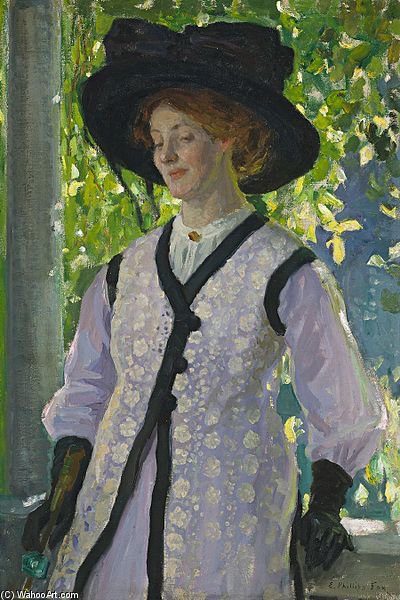 On The Balcony — Emanuel Phillips Fox