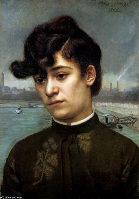 Portrait Of Juliette Lacour (model) — Félix Vallotton