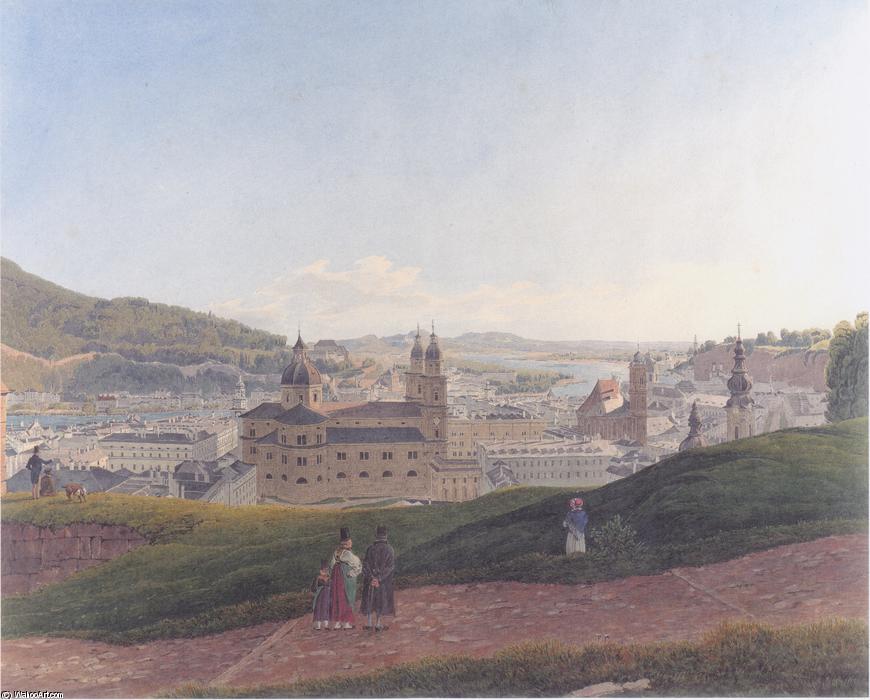 View Of Salzburg — Rudolf Von Alt