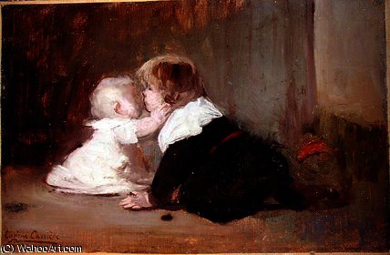 Children Playing — Eugène Anatole Carrière