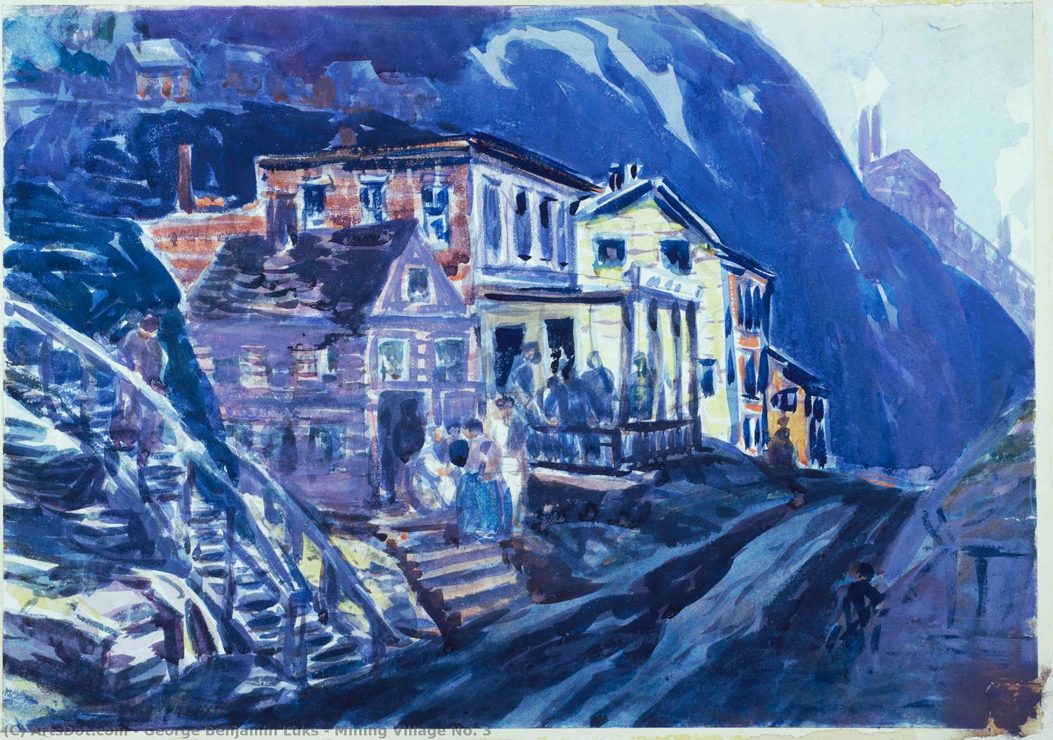 Mining Village No. 3 — George Benjamin Luks