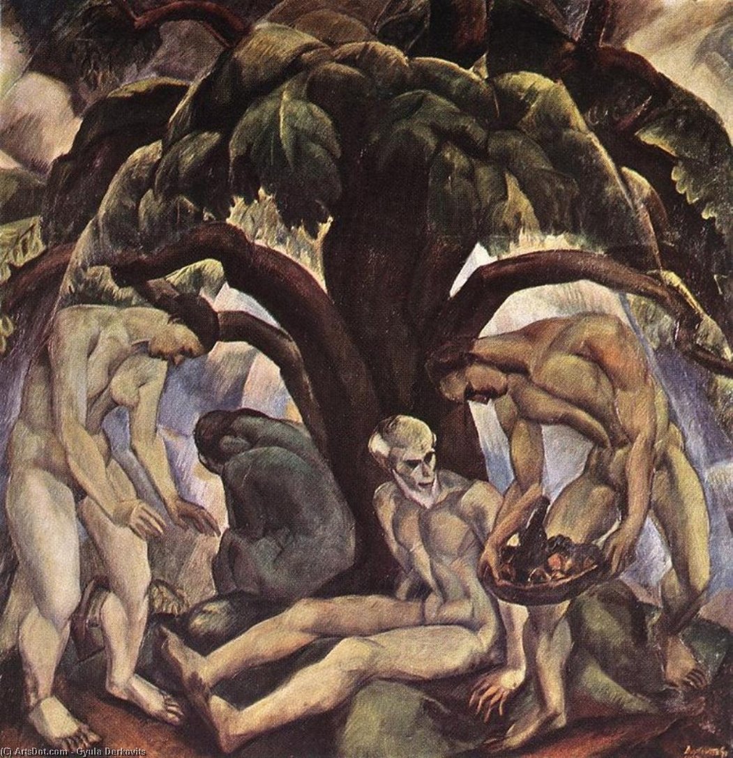 Under A Big Tree - — Gyula Derkovits