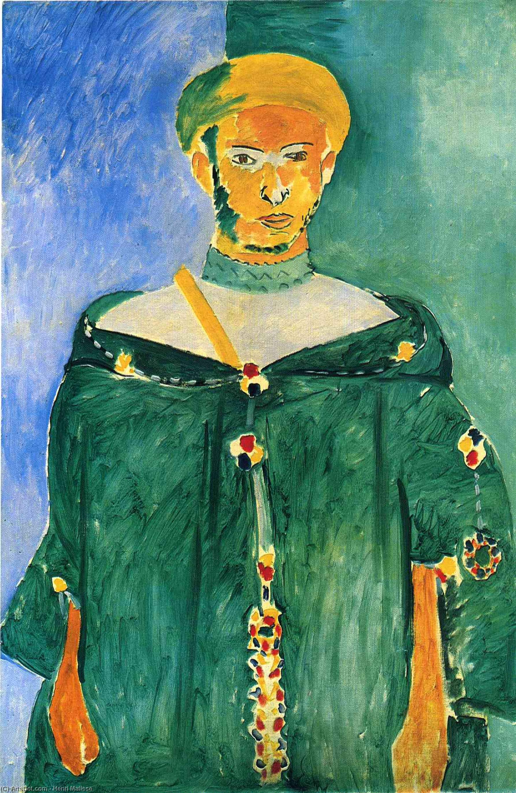 Estudiante Marroquí En Verde (marroquín De Pie) — Henri Matisse