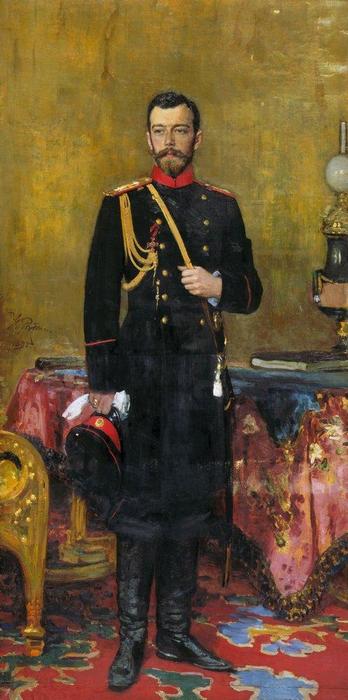 Portrait Of Nicholas Ii, The Last Russian Emperor — Ilya Yefimovich Repin