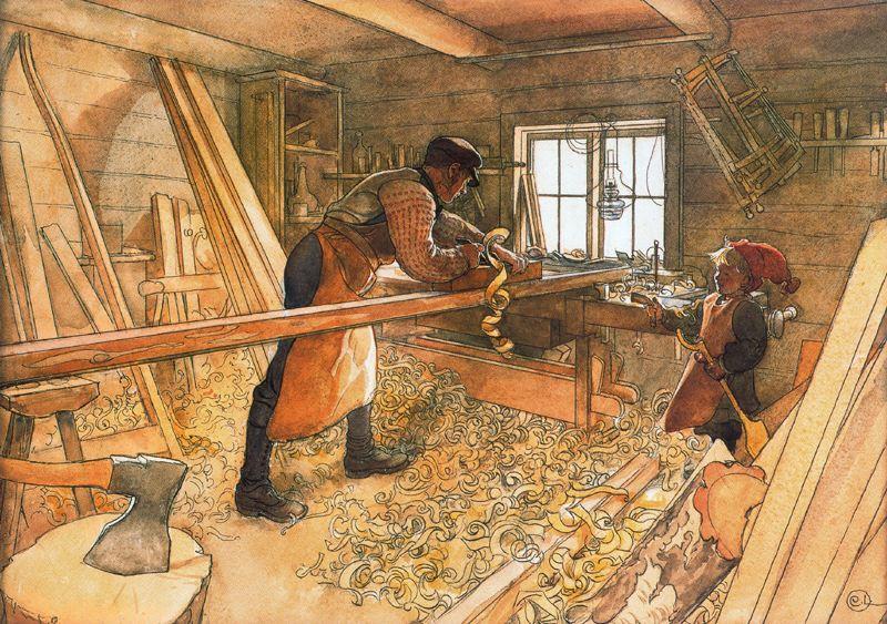 The Carpenter's Workshop — Карл Лароссон