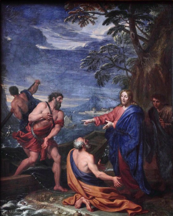 Vocation Of St. Peter And St. Andrew — Michel Corneille (corneille L'ancien)