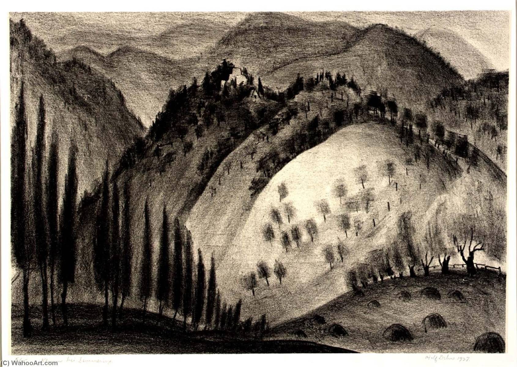 Klamm Bei Semmering — Adolf Dehn