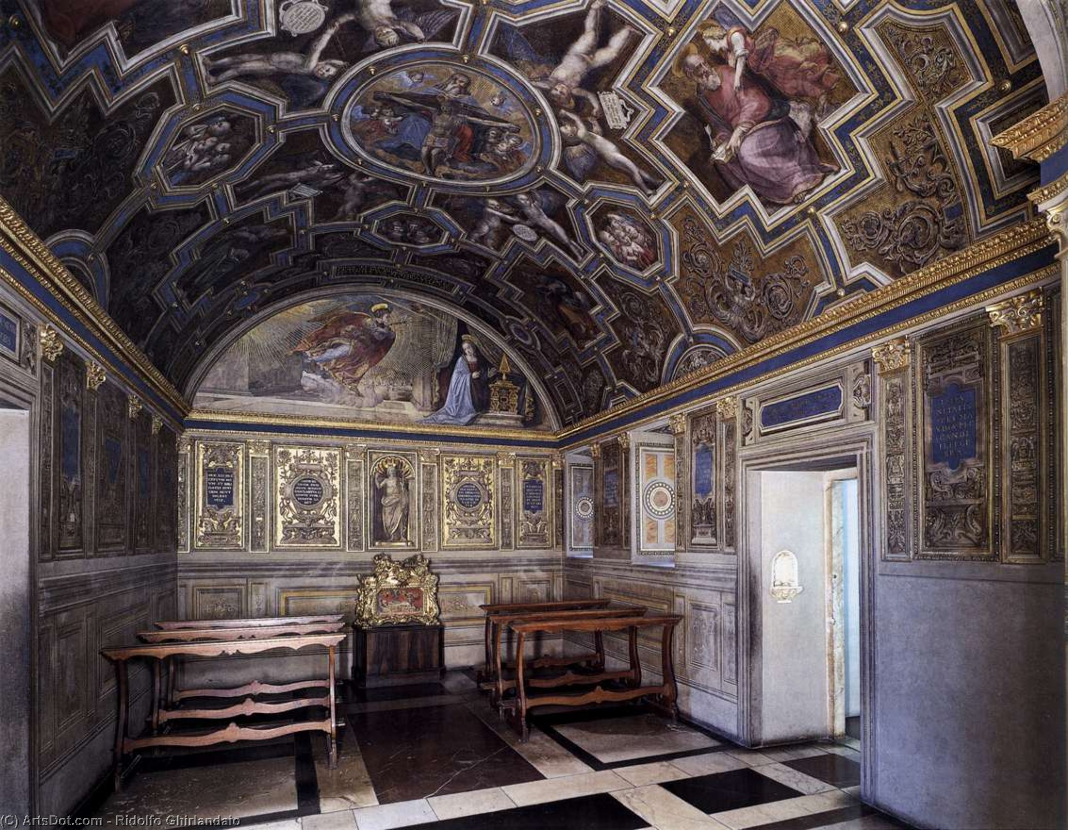 Cappella Dei Priori — Mišel Di Ridolfo Del Girlandajo