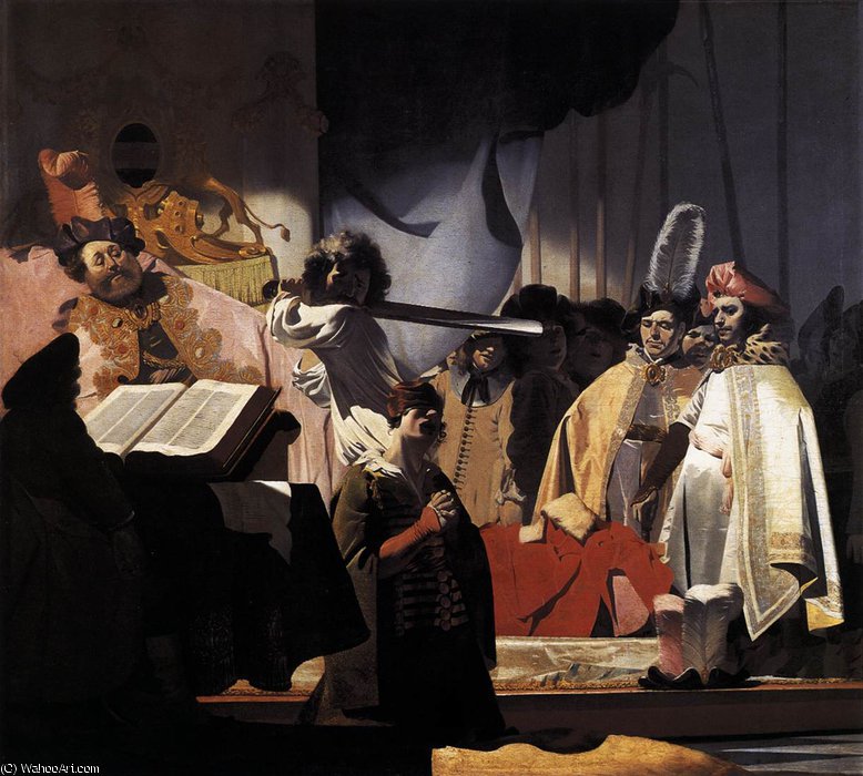 Count Willem Iii Presides Over The Execution Of The Dishones.... Bailiff In 1336 — Nicolaes Van Galen