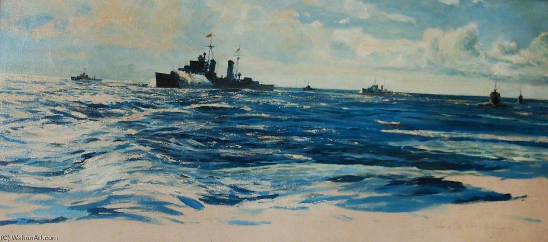 Warships At Sea — Rowland Langmaid