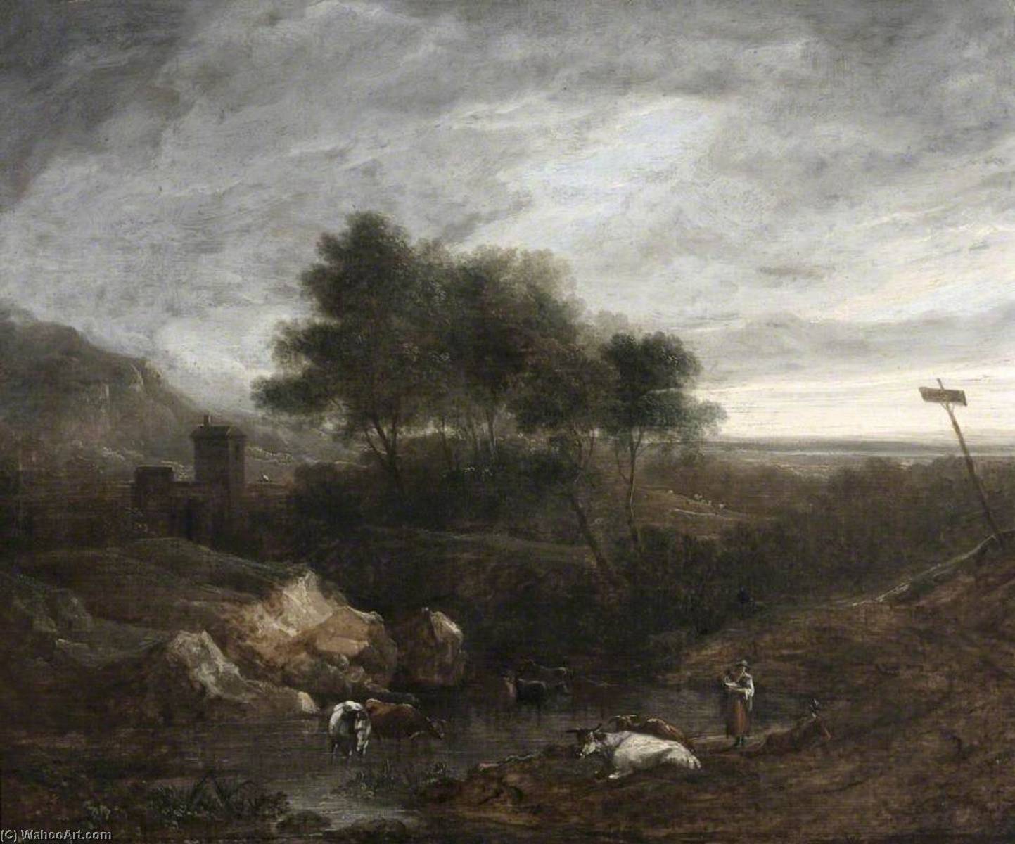 Landscape With Cattle — Benjamin Barker Ii