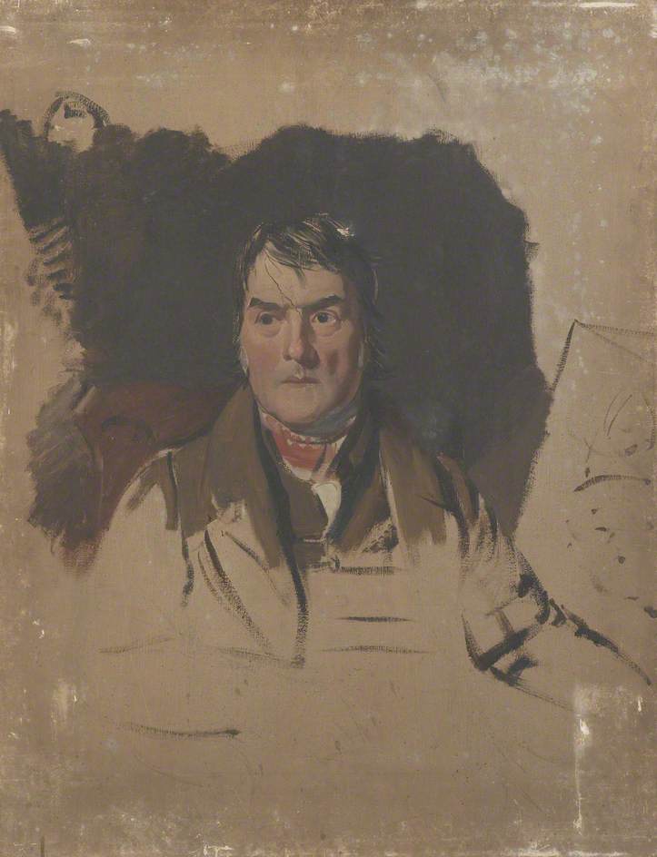 Portrait Of A Man (unfinished) — George Sheffield Senior