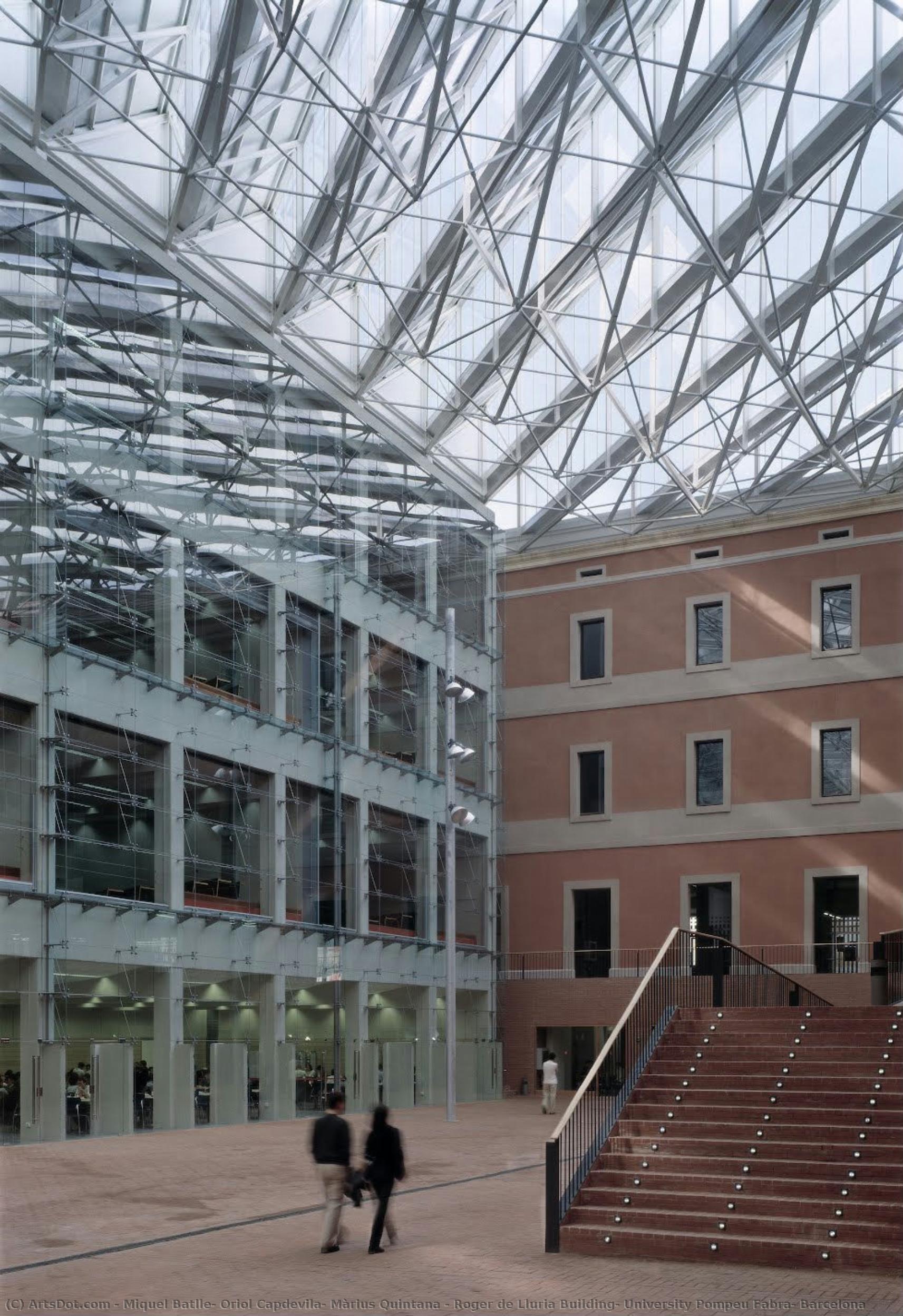 Roger De Lluria Building, University Pompeu Fabra, Barcelona — Miquel Batlle, Oriol Capdevila, Màrius Quintana