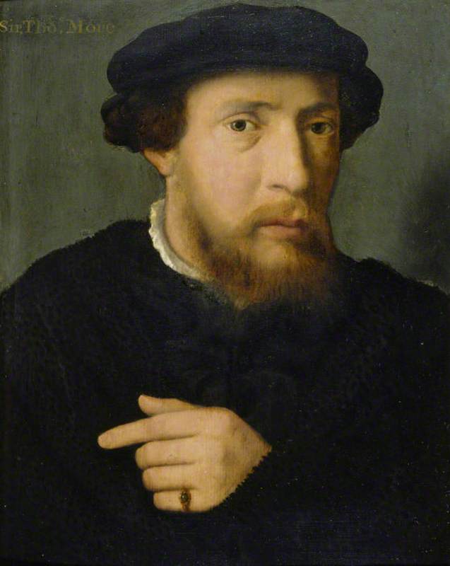 Portrait Of A Man In Black With An Emerald Ring — Joos Van Cleve