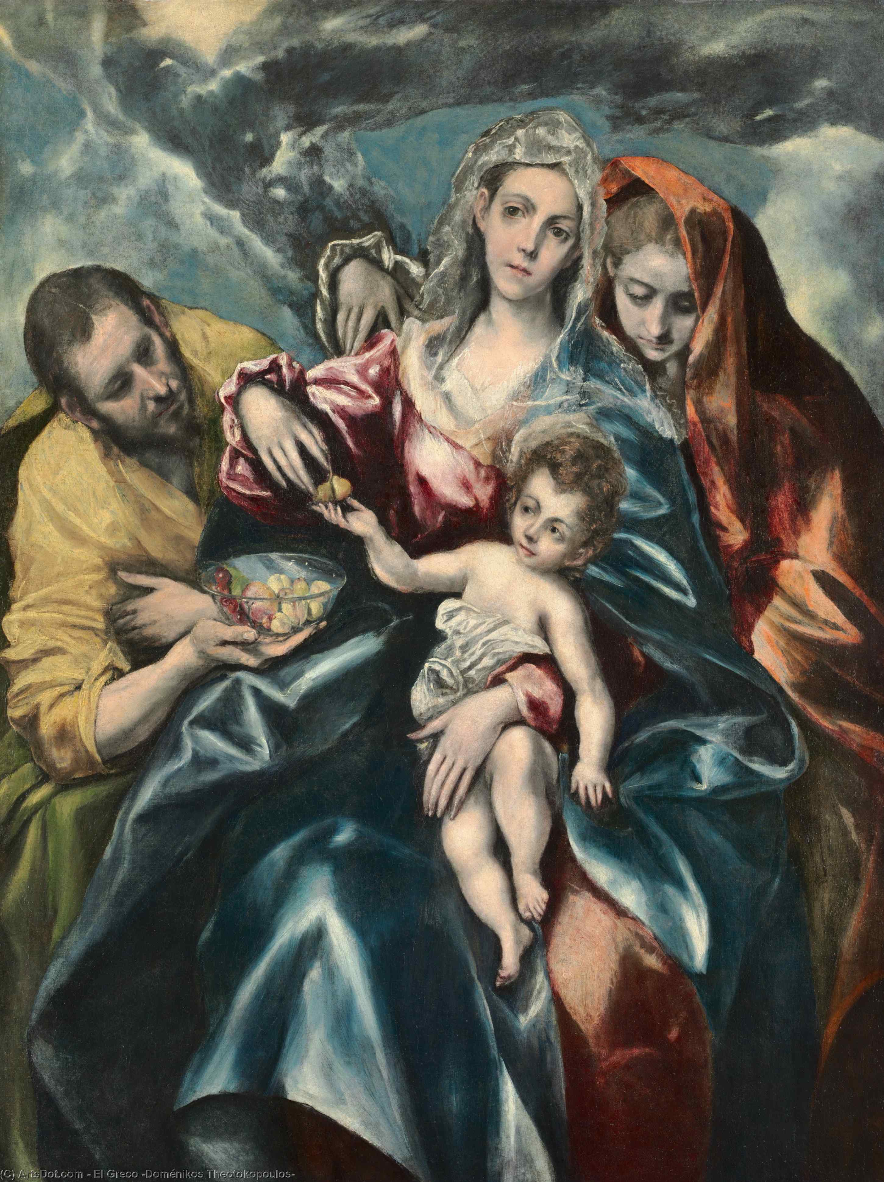 Holy Family With Mary Magdalen — El Greco