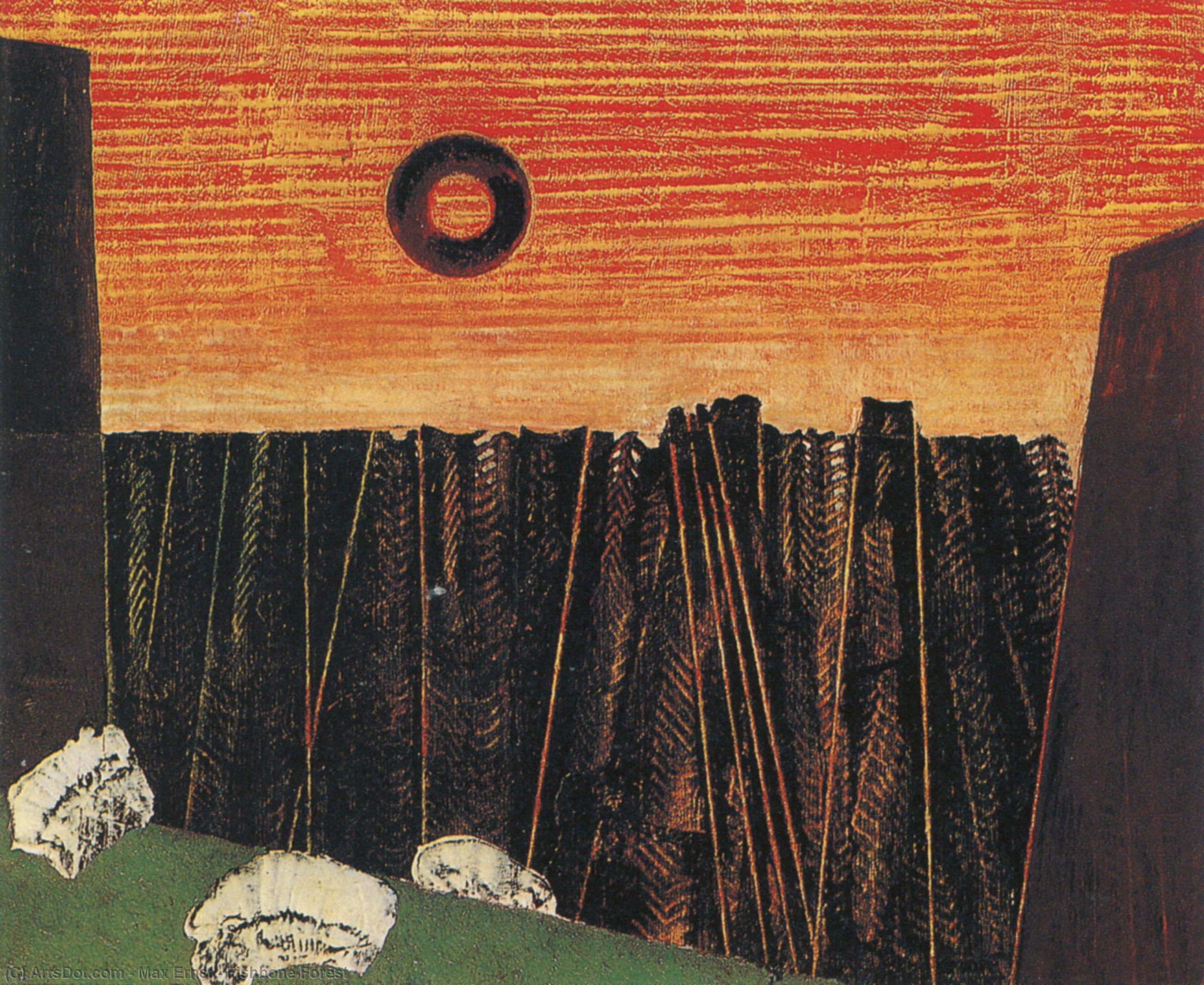 Fishbone Forest — Max Ernst