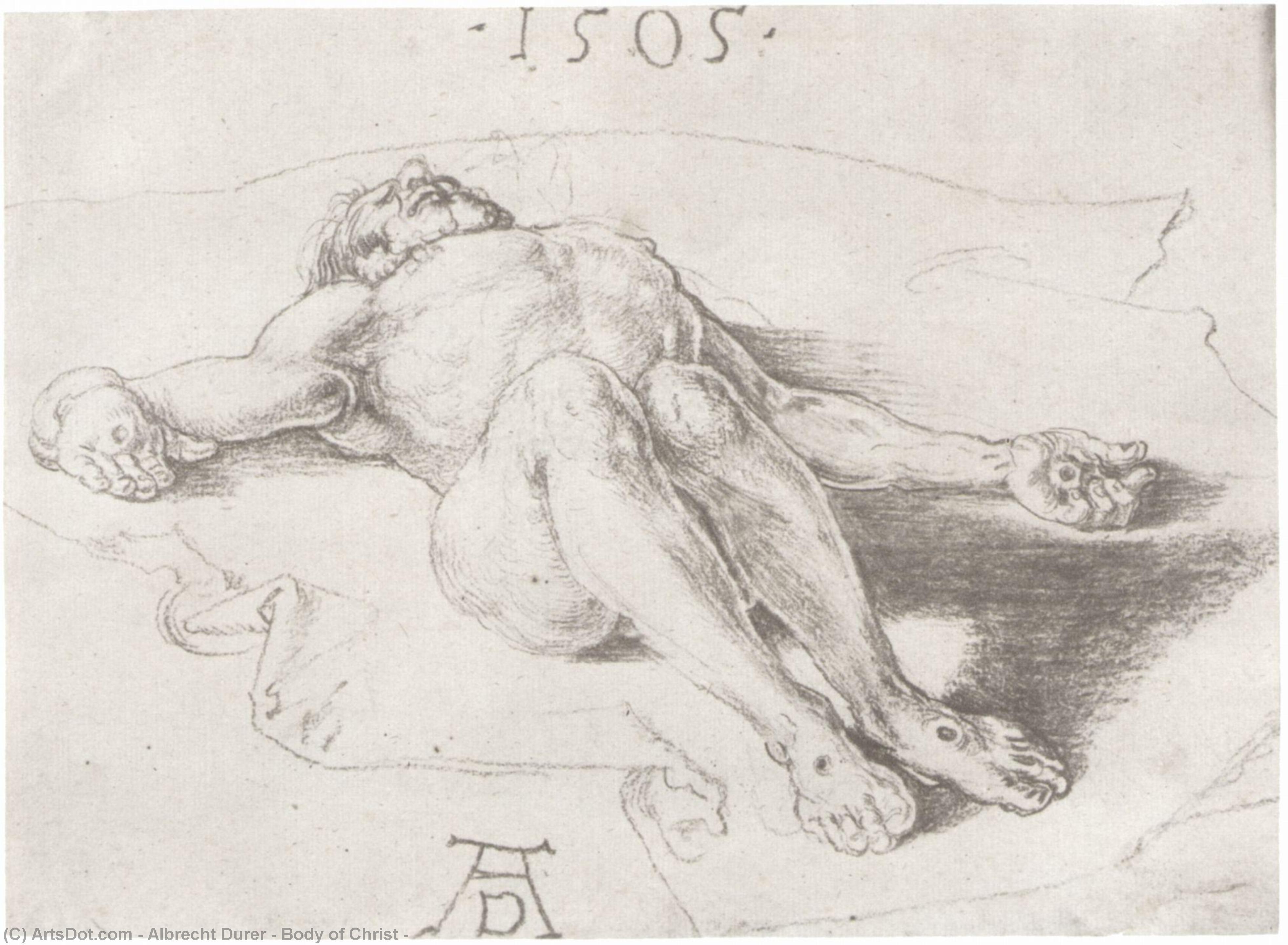 Body Of Christ ' — Albrecht Dürer