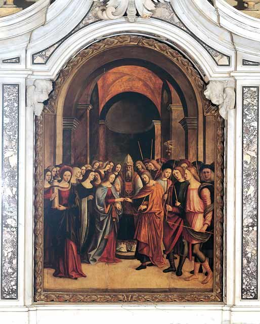 Lo Sposalizio Di Maria E San Giuseppe - (1519) — Alessandro Araldi