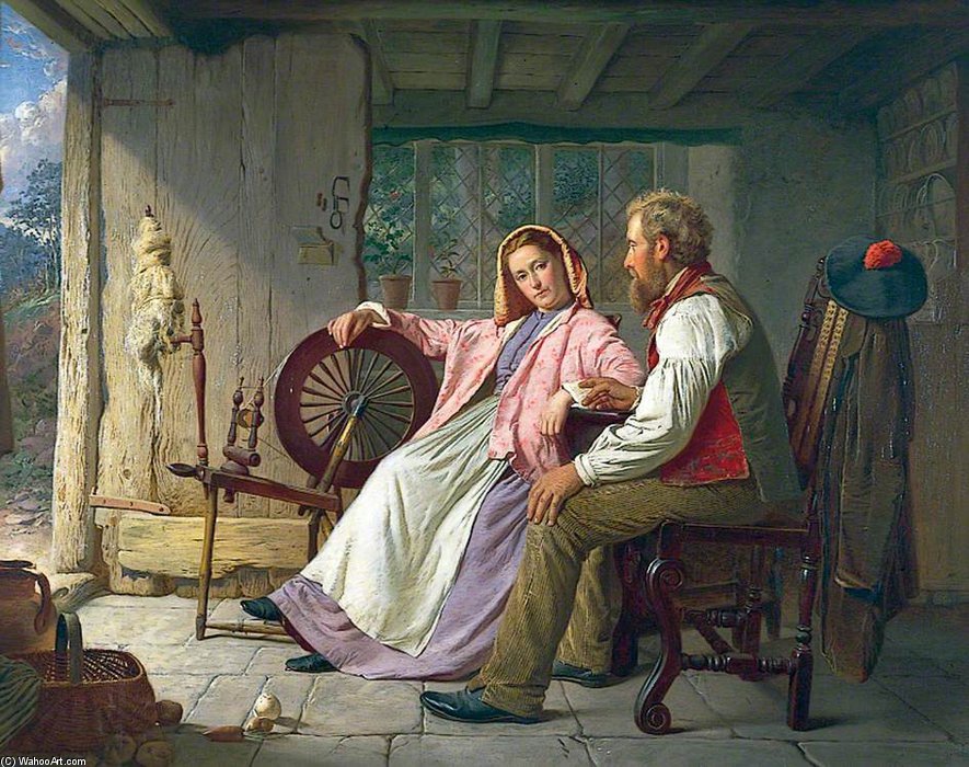 At The Crofter's Wheel — William Henry Midwood