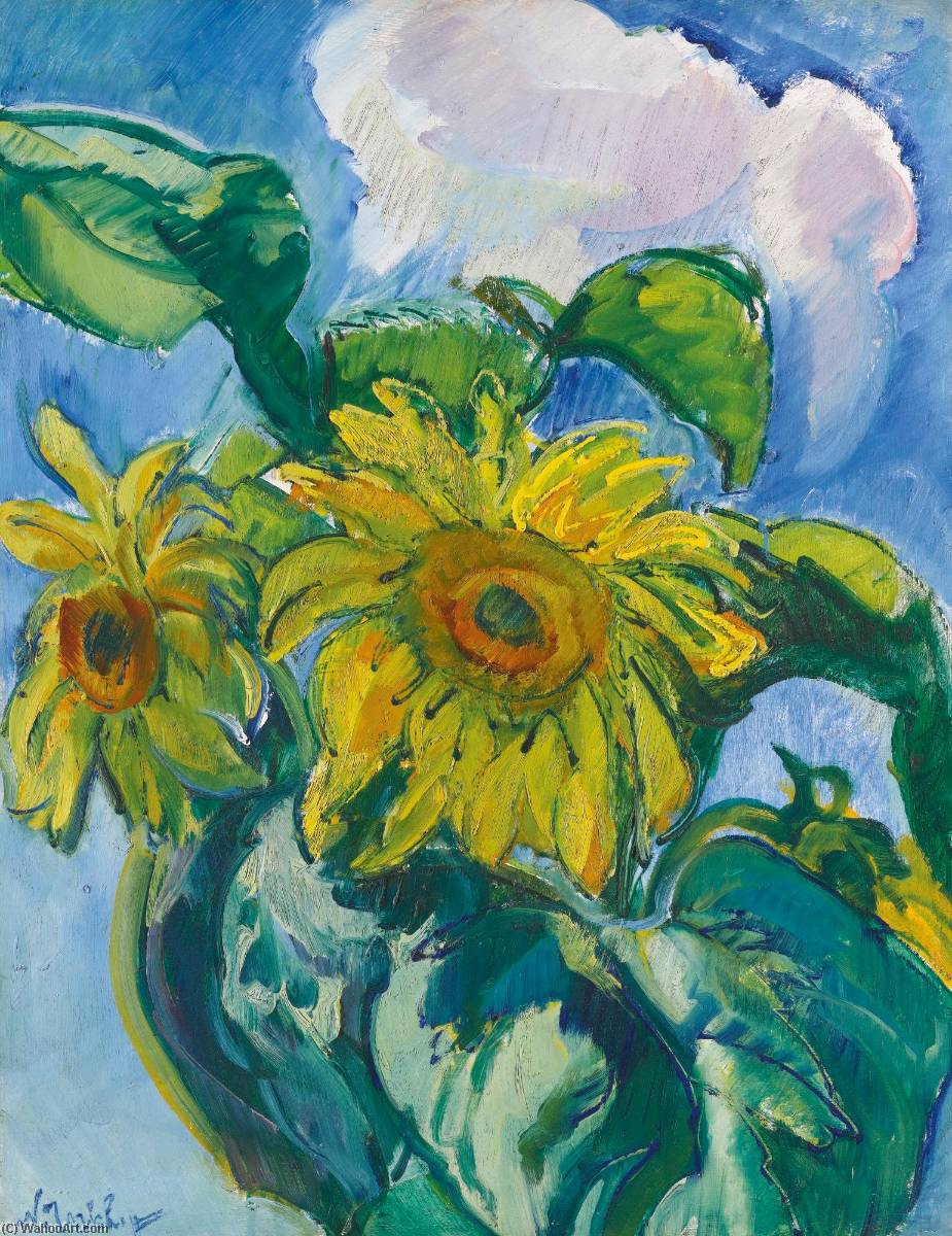 Sunflowers — Nikolai Alexandrovich Tarkhov