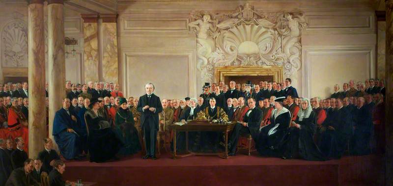 Unveiling Of The Welsh Historical Sculptures By The Right Honourable David Lloyd George — Margaret Lindsay Williams