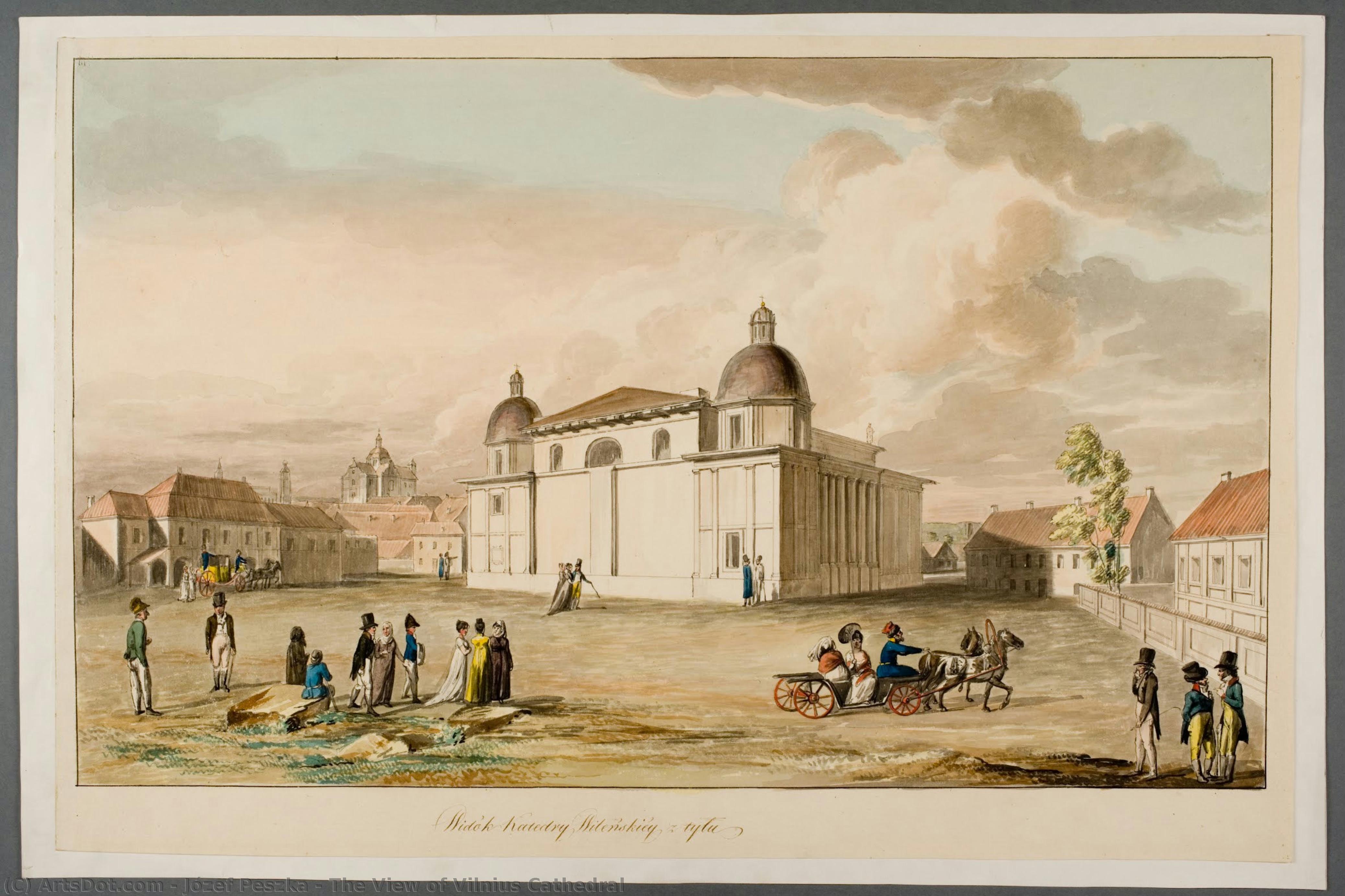The View Of Vilnius Cathedral — Józef Peszka