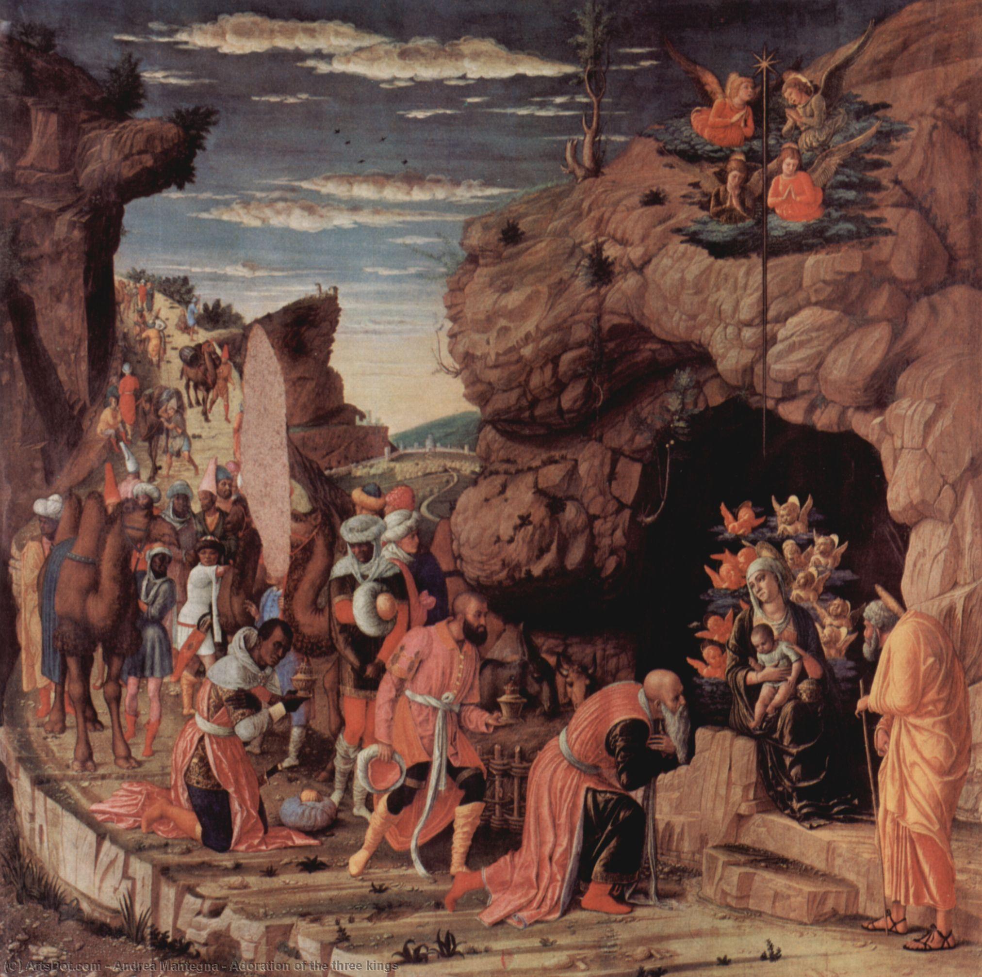 Adoration Of The Three Kings — Andrea Mantegna
