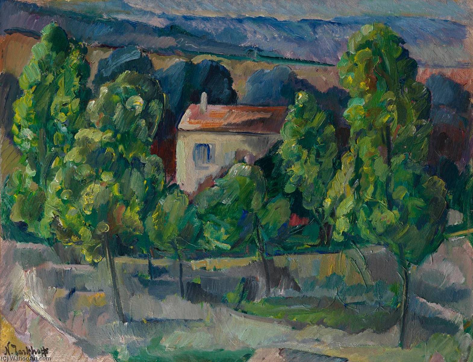 Landscape With A White House — Nicolas Tarkhoff