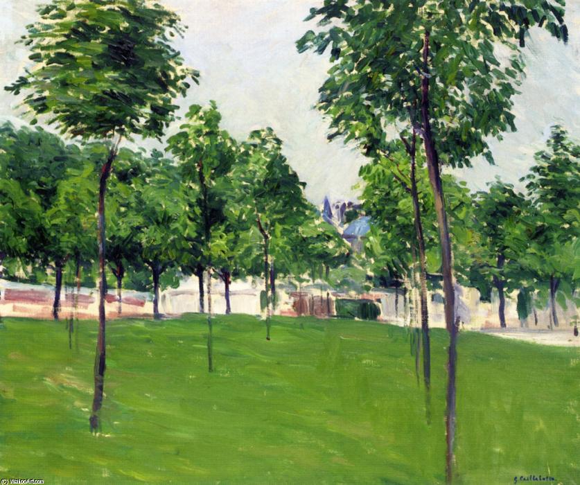 Promenade At Argenteuil — Gustave Caillebotte