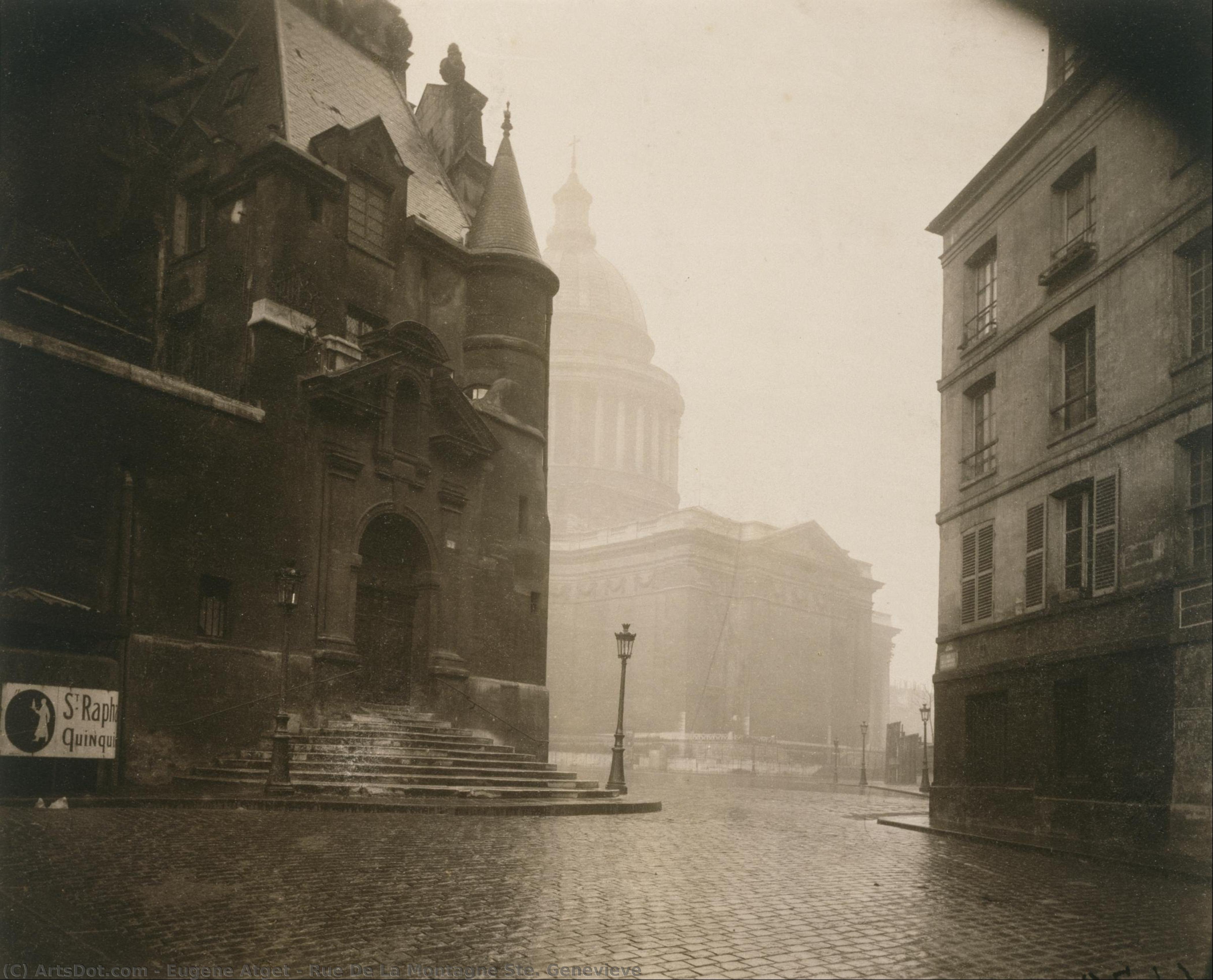 Rue De La Montagne Ste. Genevieve — Eugène Atget