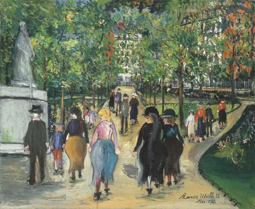 The Luxembourg Gardens — Maurice Utrillo