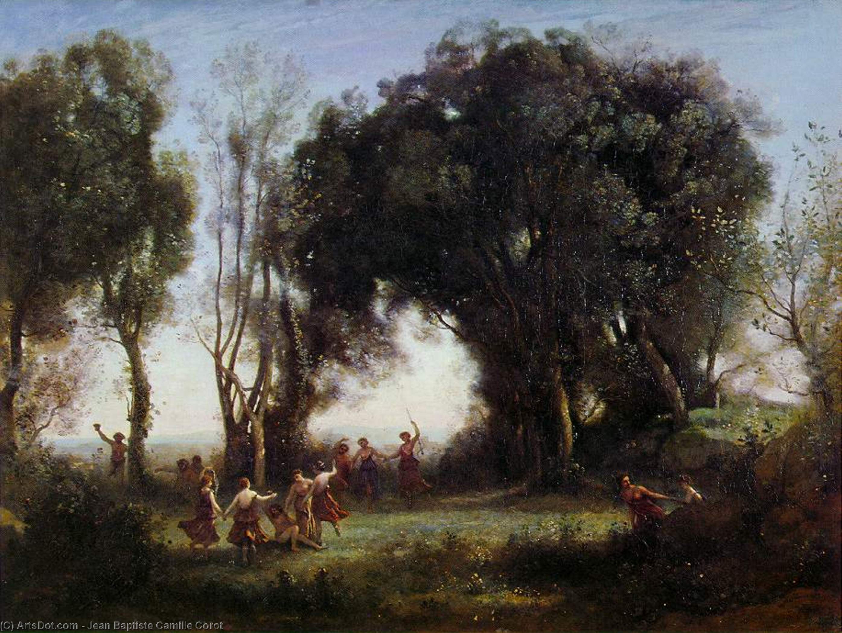 Morning, The Dance Of The Nymphs, Ca Louvre — Žan-batist Kamil Korote