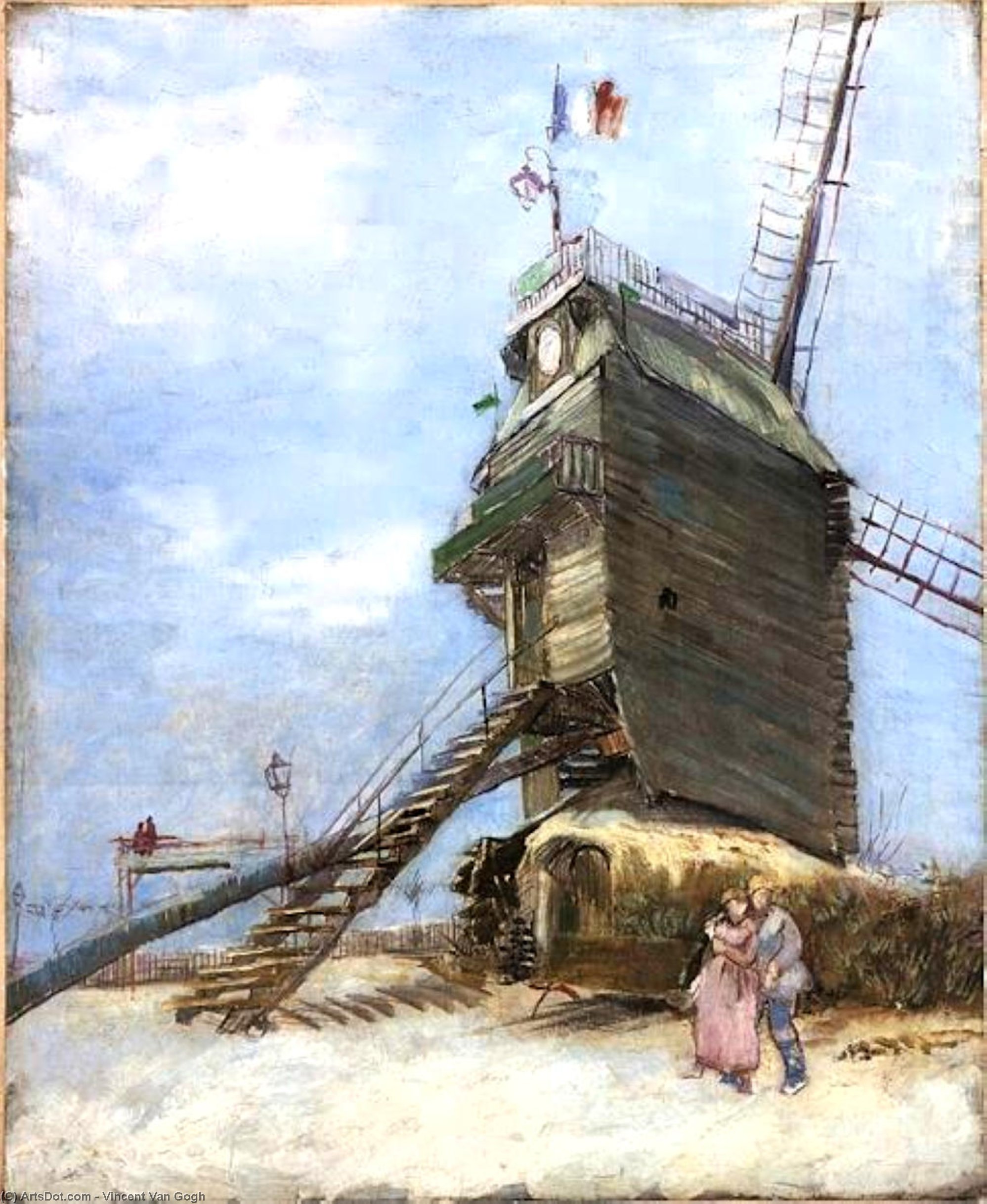 Le Moulin De La Galette 4 — Vincent Willem Van Gogh