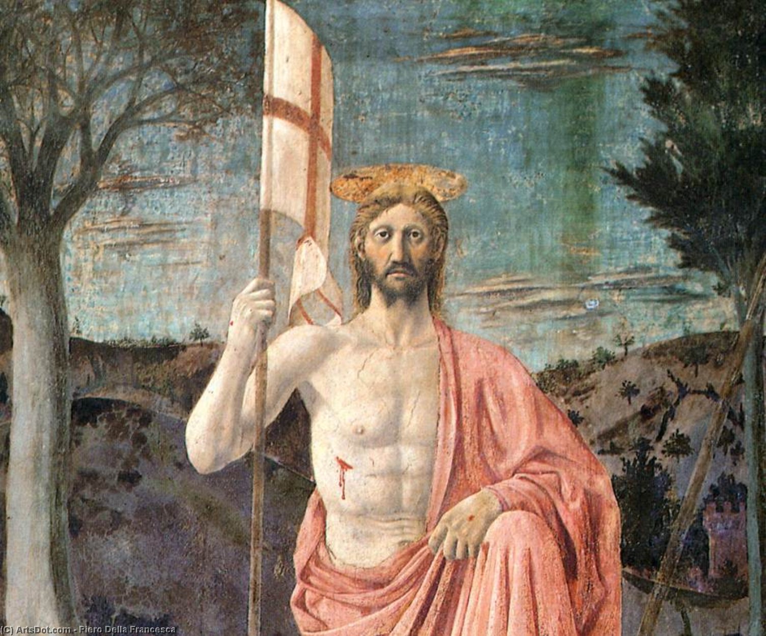 Resurrection (detail) — Piero Della Francesca