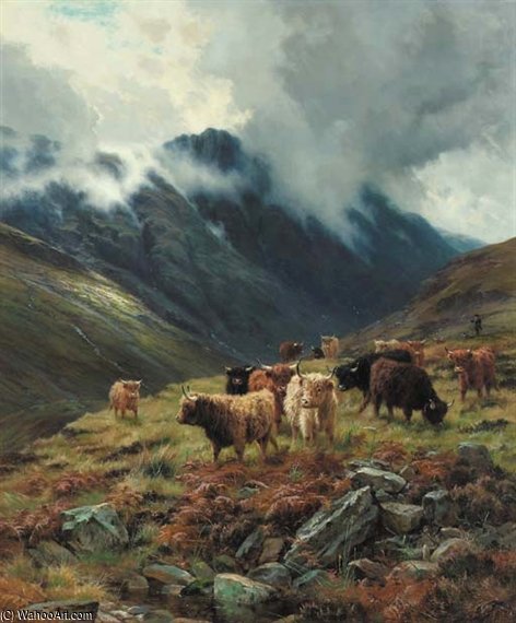 Glencoe, Trailing Mists — Louis Bosworth Hurt