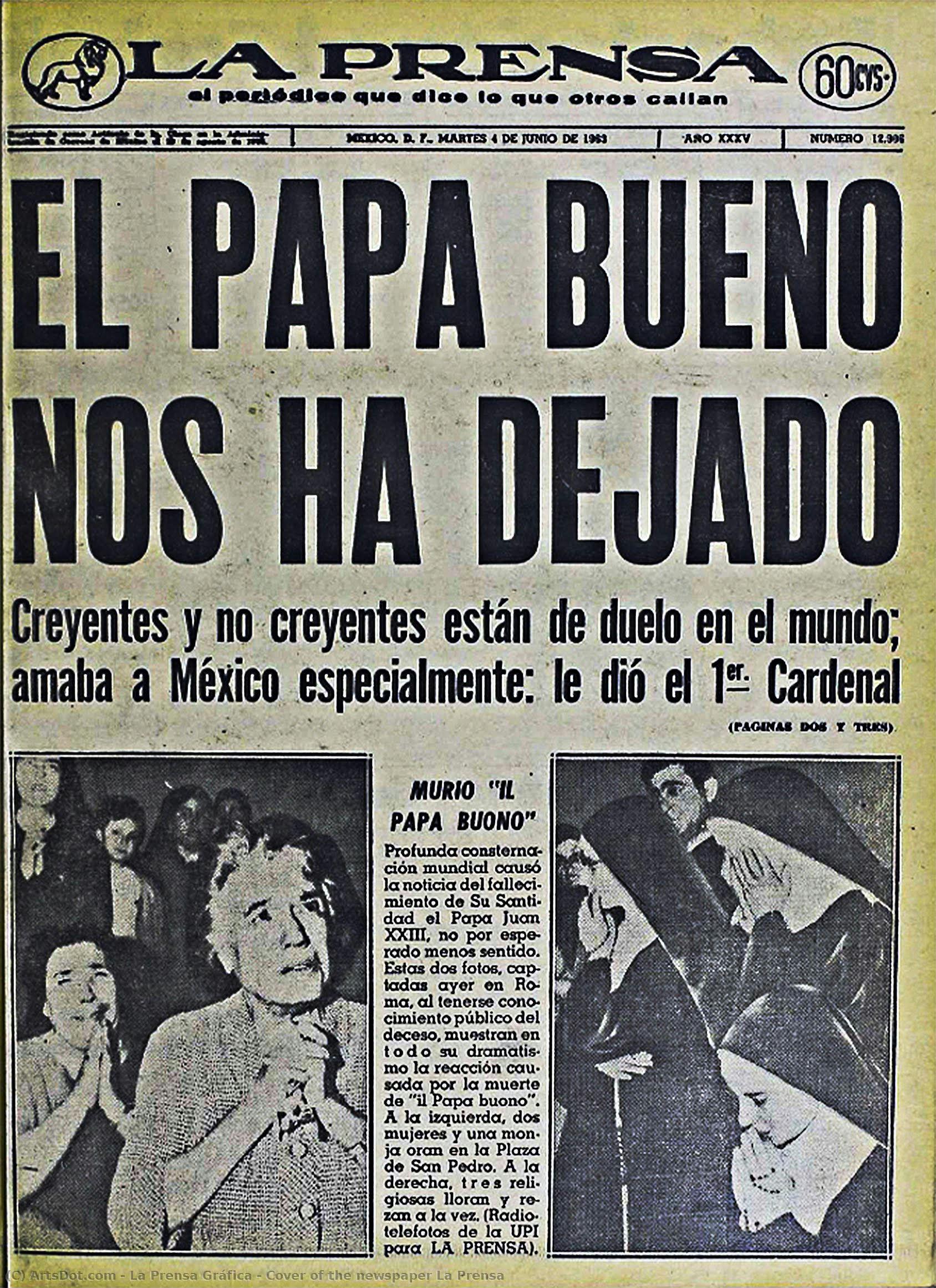 Cover Of The Newspaper La Prensa — La Prensa Gráfica