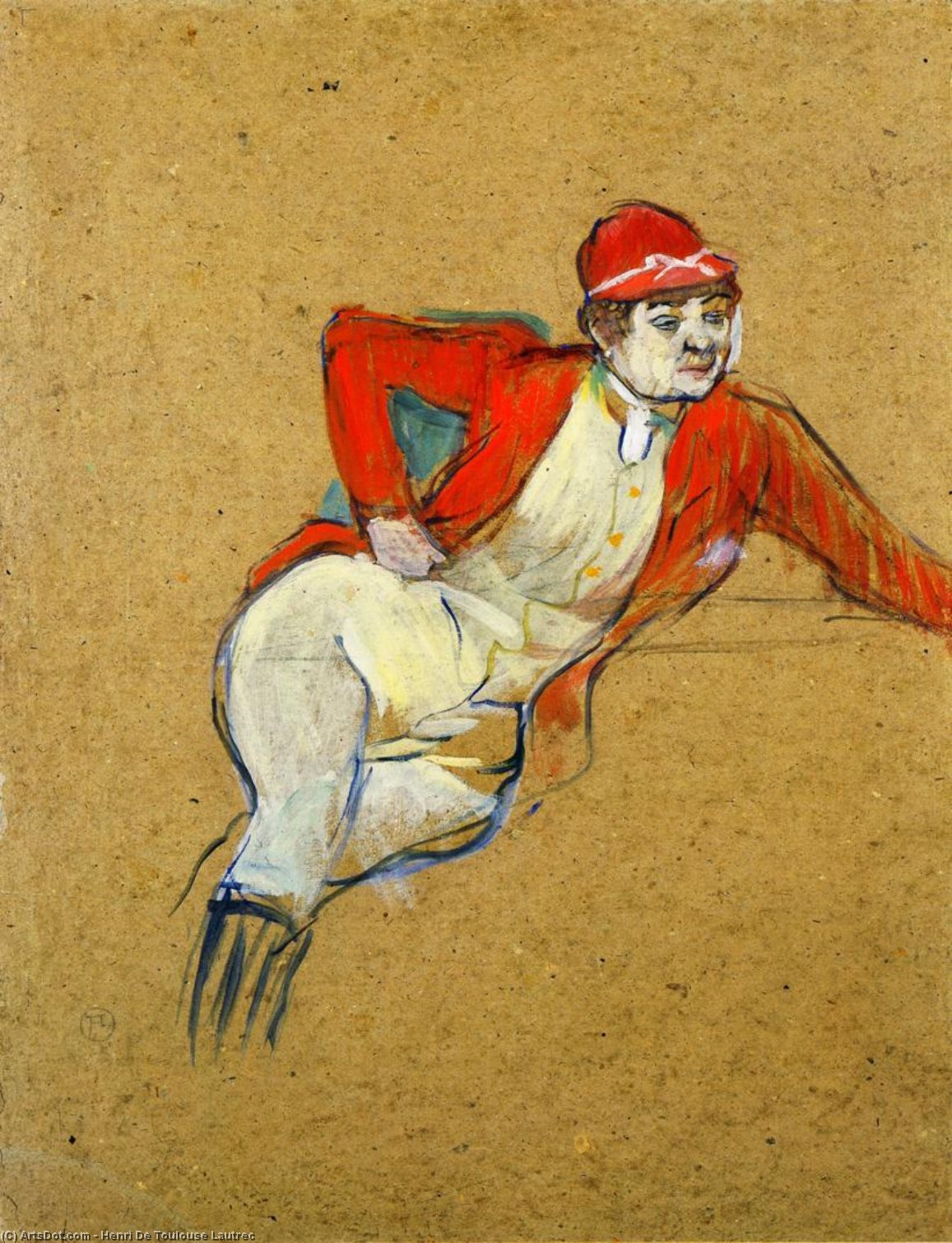 La Macarona In Riding Habit — Henri De Toulouse-lautrec