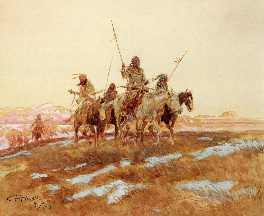 Piegan Hunting Party — Charles Marion Russell