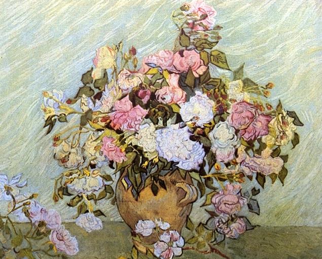 Still Life: Vase With Roses — Vincent Willem Van Gogh