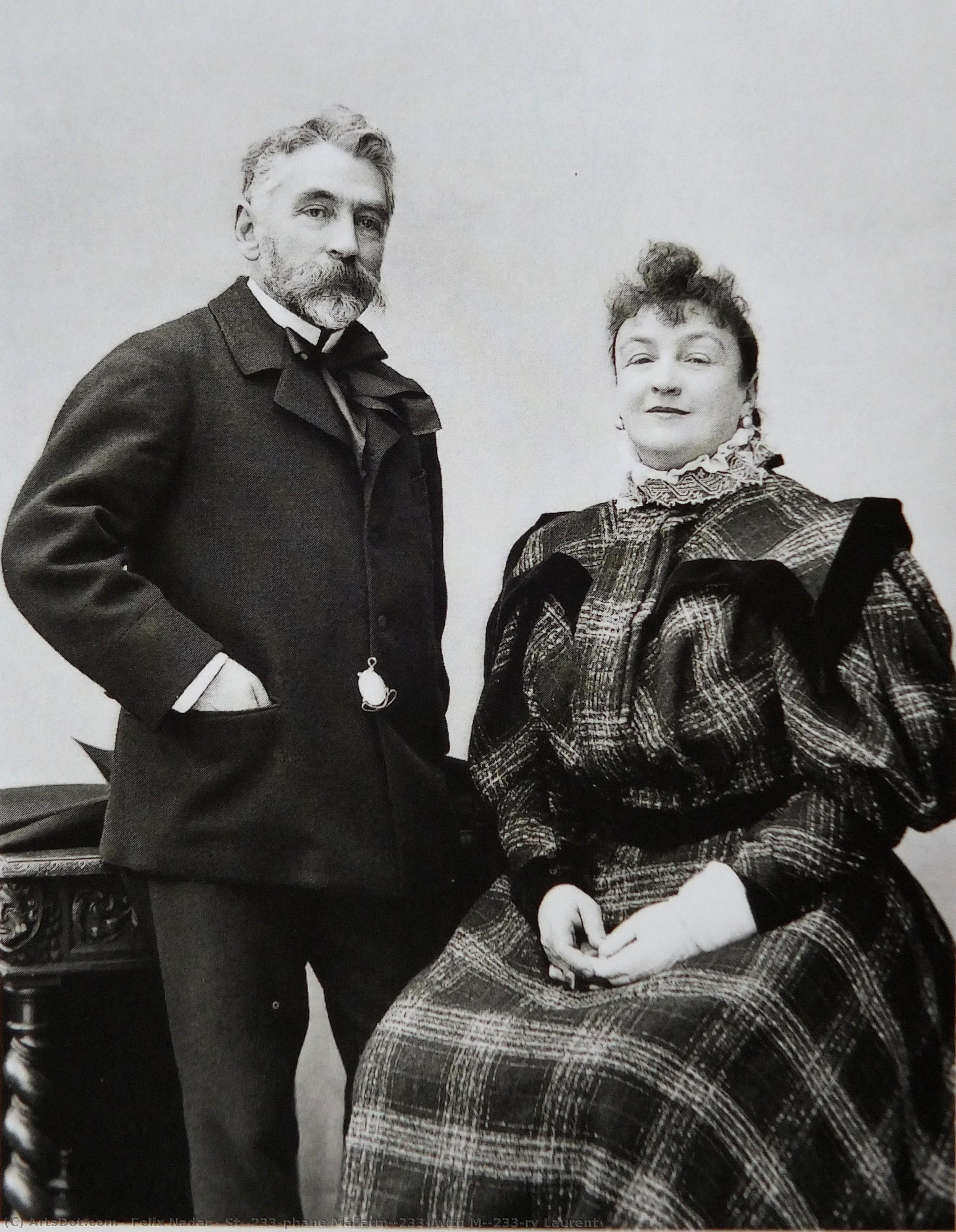 Stéphane Mallarmé With Méry Laurent — Félix Nadar