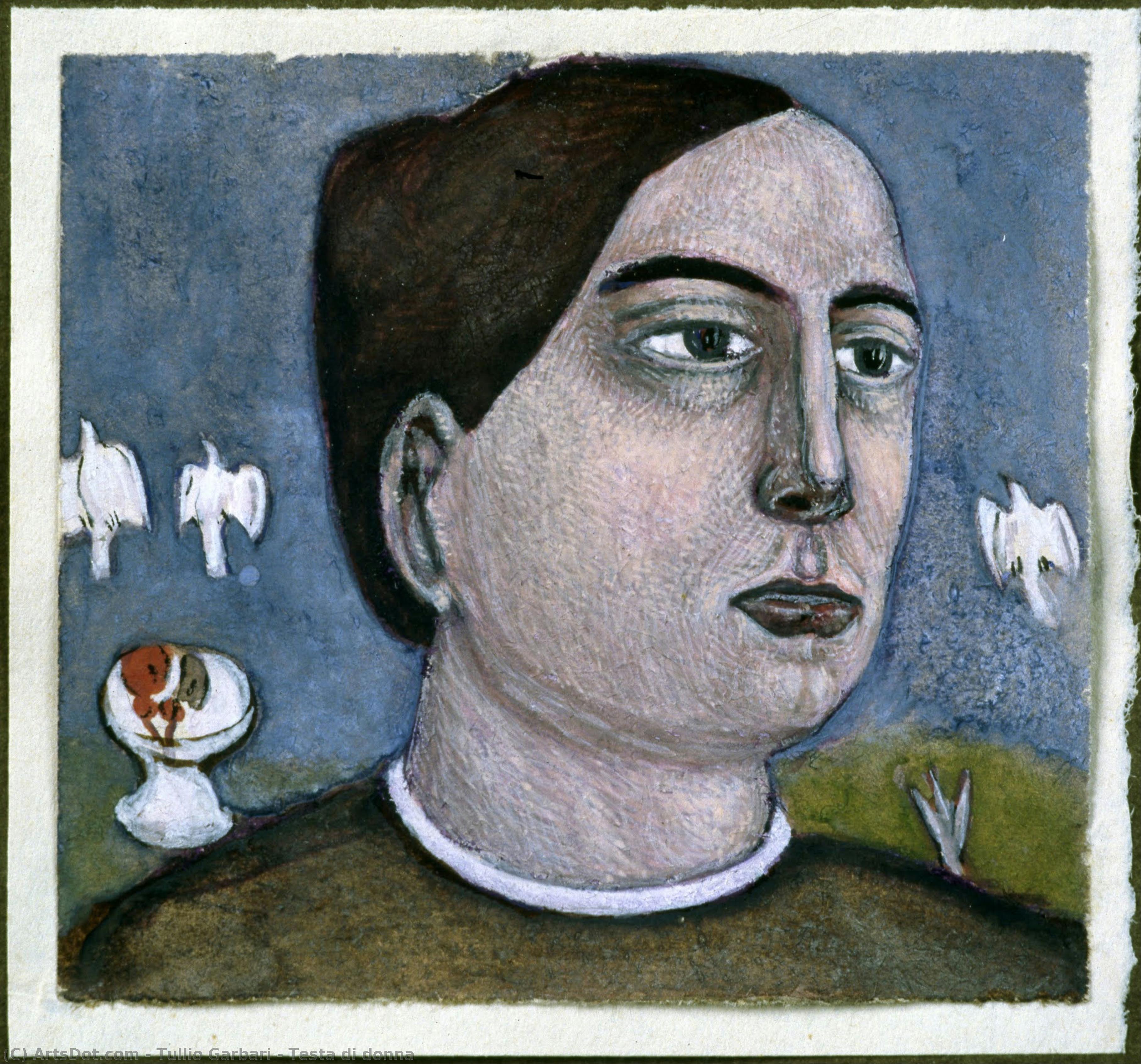 Testa Di Donna — Tullio Garbari
