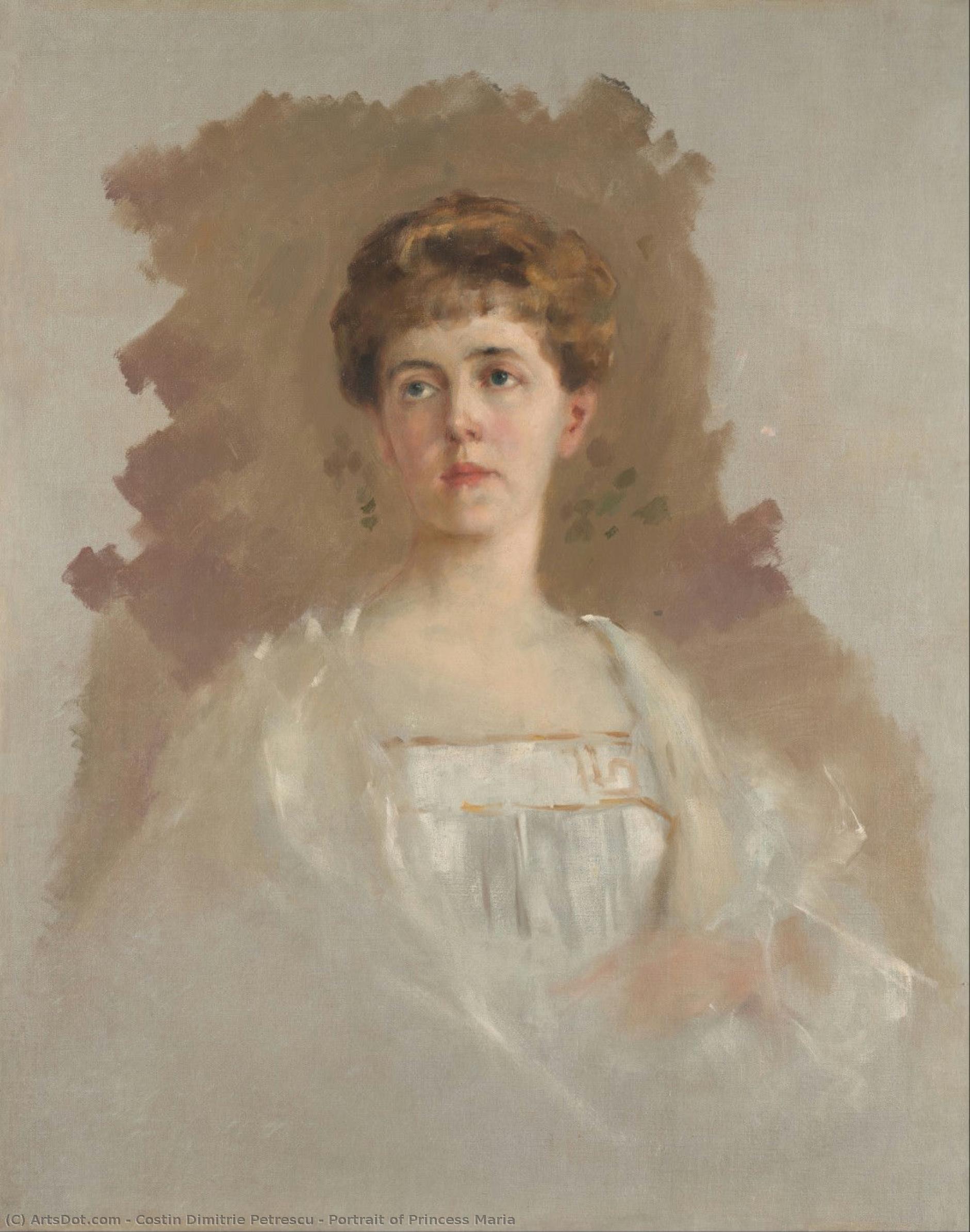 Portrait Of Princess Maria — Costin Dimitrie Petrescu
