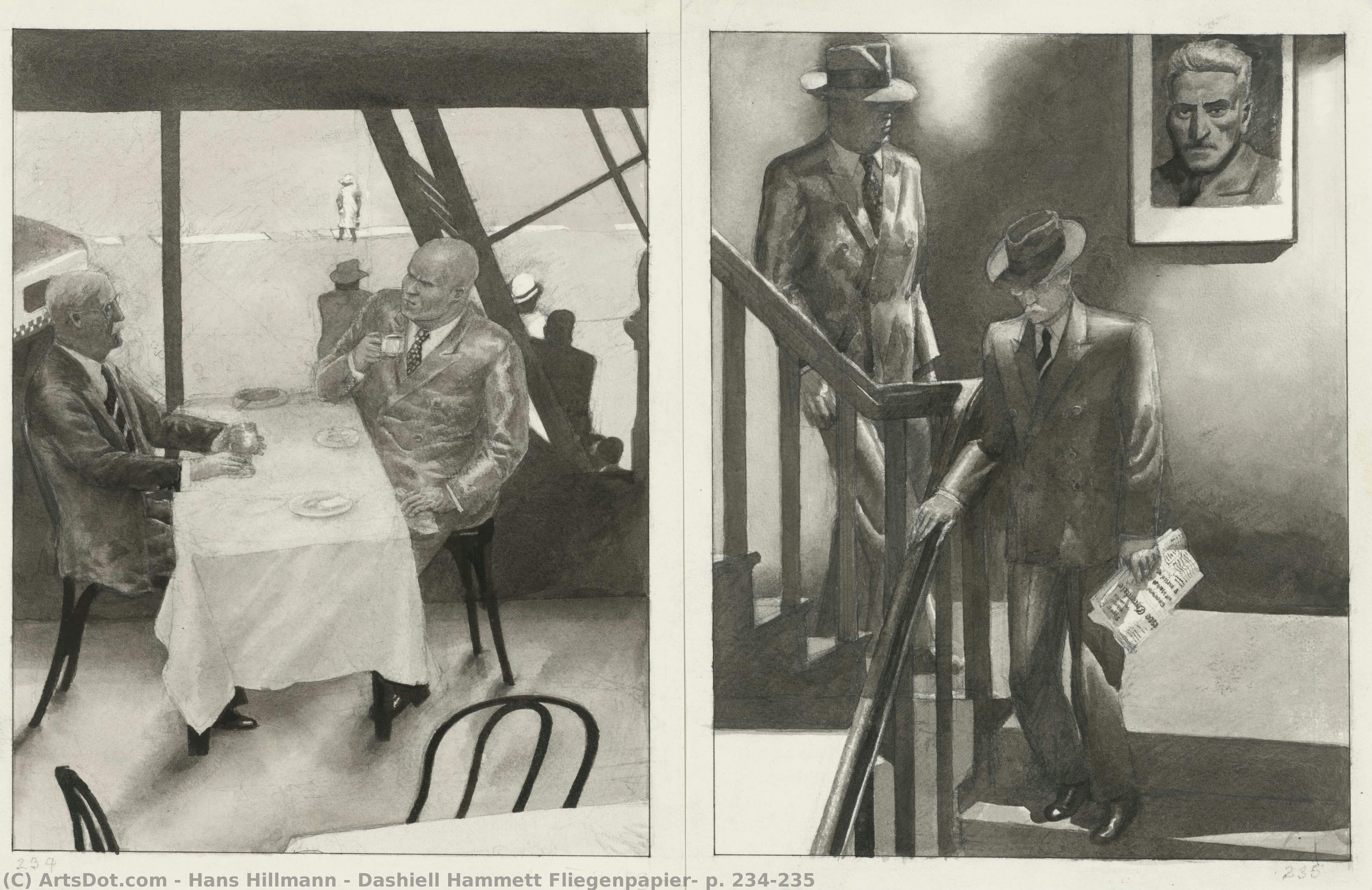 Dashiell Hammett Fliegenpapier, P. 234-235 — Hans Hillmann