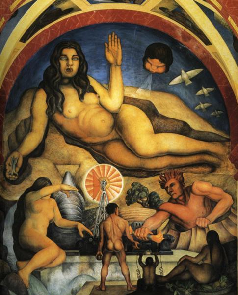 The Liberated Earth With The Powers Of Nature Controlled By Man — Diego Rivera