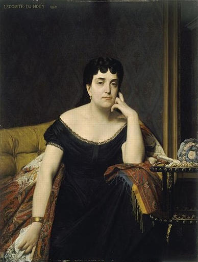 Portrait De Mademoiselle E.t — Jean Jules Antoine Lecomte Du Nouy